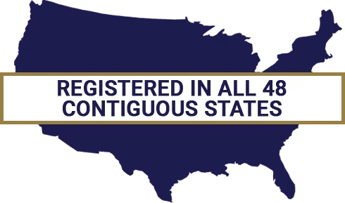 Registered in all 48 contiguous states